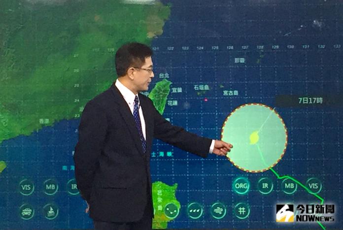 ▲利奇馬發布海上颱風警報，估計明早發布陸警。（圖／記者黃仁杰攝, 2019.08.07）