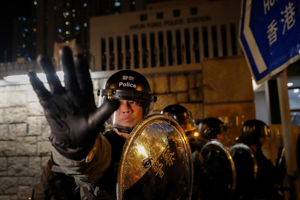 ▲香港警察在此次反送中抗爭的執法方式，備受外界質疑。（圖／美聯社／達志影像）