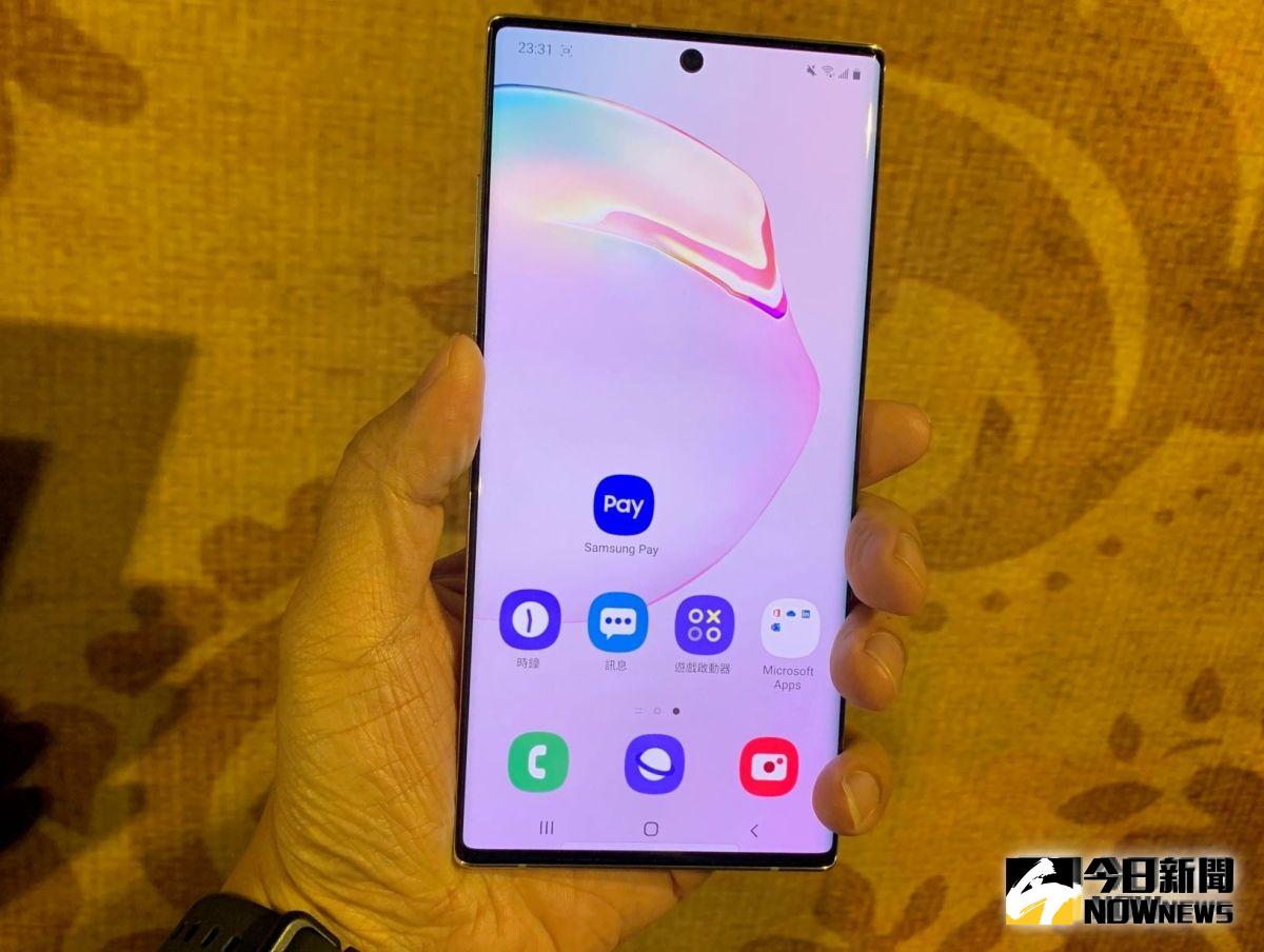 ▲今（8）日凌晨4點整，三星電子於美國發表了年度旗艦新機Galaxy Note 10系列手機。（圖／記者劉士成攝。2019.08.08）