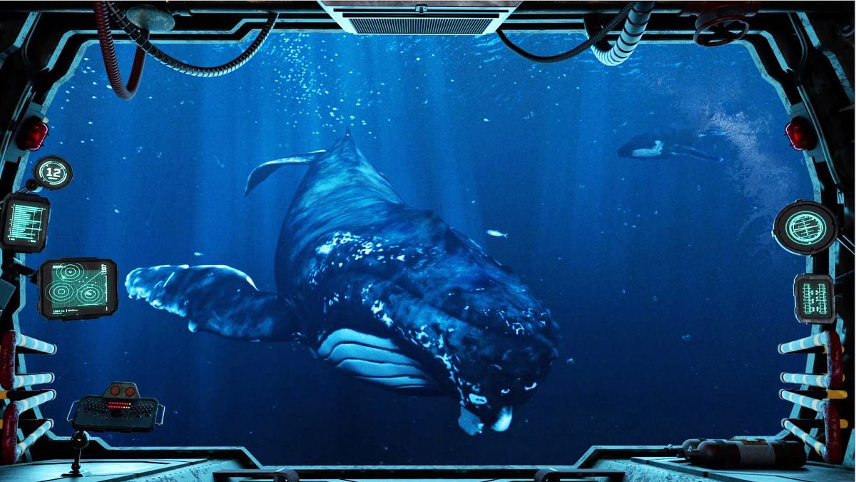 ▲「虛擬海世界」透過VR技術帶領遊客潛入海洋。（圖／屏東海生館提供）