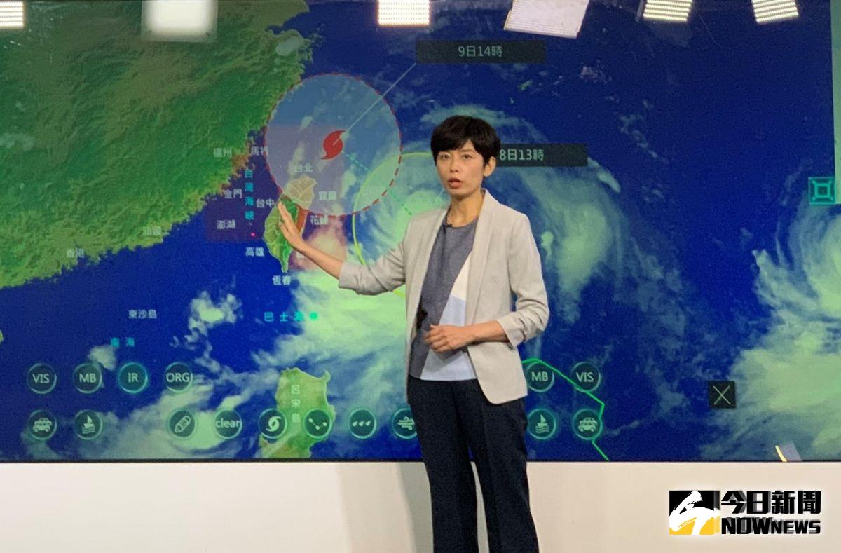 ▲強颱利奇馬暴風圈即將進入台灣東半部海面，對新竹、桃園、新北、基隆、臺北、宜蘭、花蓮將構成威脅。（圖／記者劉士成攝。2019.08.08）