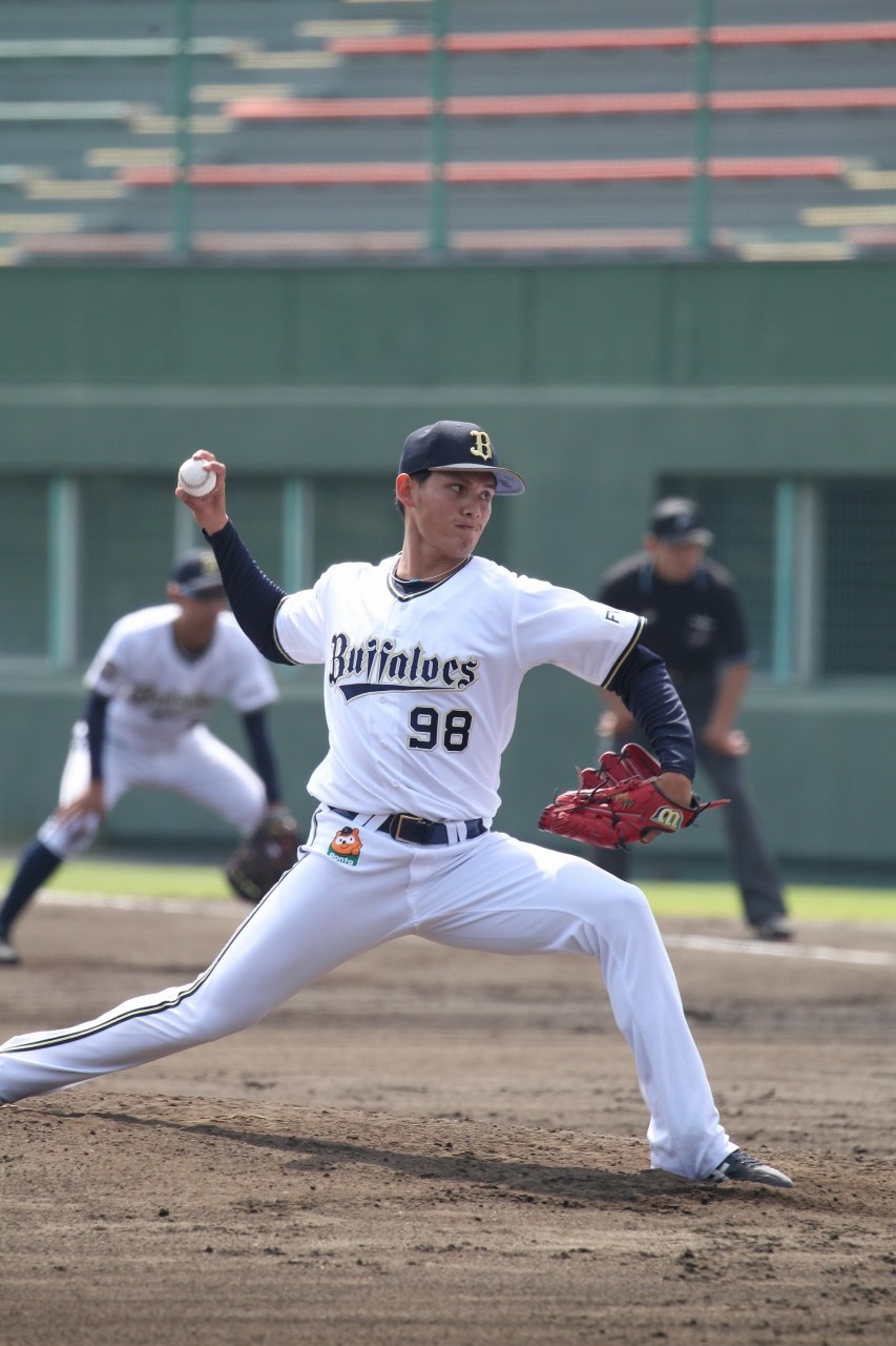 ▲歐力士投手張奕（圖／翻攝自歐力士官方粉絲團）