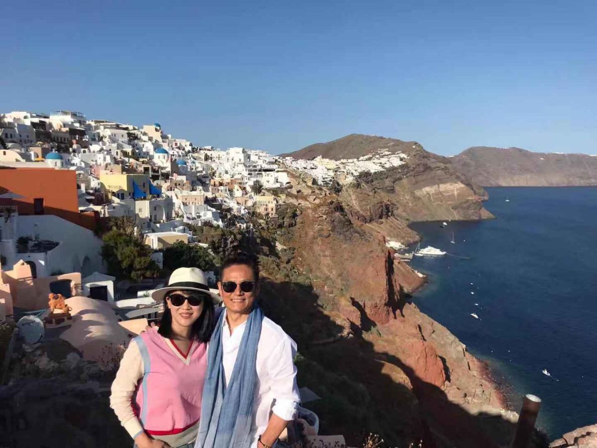 ▲徐乃麟和老婆到希臘旅行。（圖／17 Media提供）
