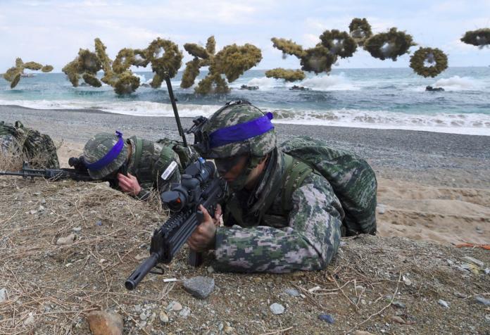 ▲南韓獨島軍事演習中旬登場。（圖／翻攝網路）