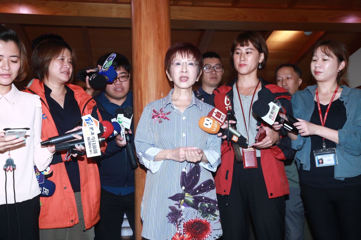 前國民黨主席洪秀柱。（圖/ 記者葉政勳攝，2019.08.09）