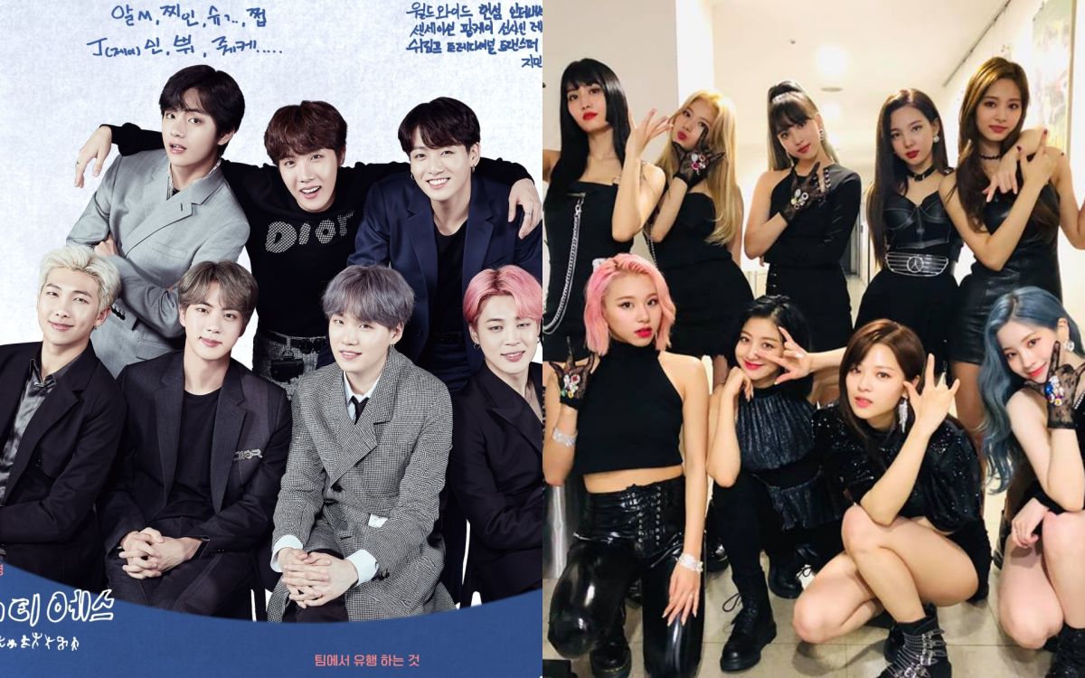 ▲BT21推出受歡迎；TWICE也設計新KAKAO FRIENDS卡通人物。（圖／BTS、TWICE Twitter）