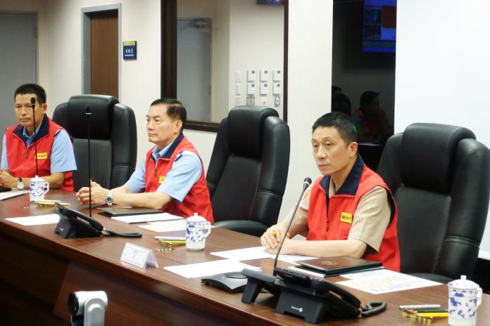 利奇馬颱風陸警解除　國防部災變中心降為二級開設
