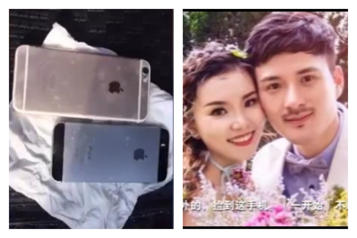 ▲若手機掉進水裡基本上應該都會壞掉，更別說是掉到河底，那更八成是救不回來了。（圖／翻攝自陸媒）