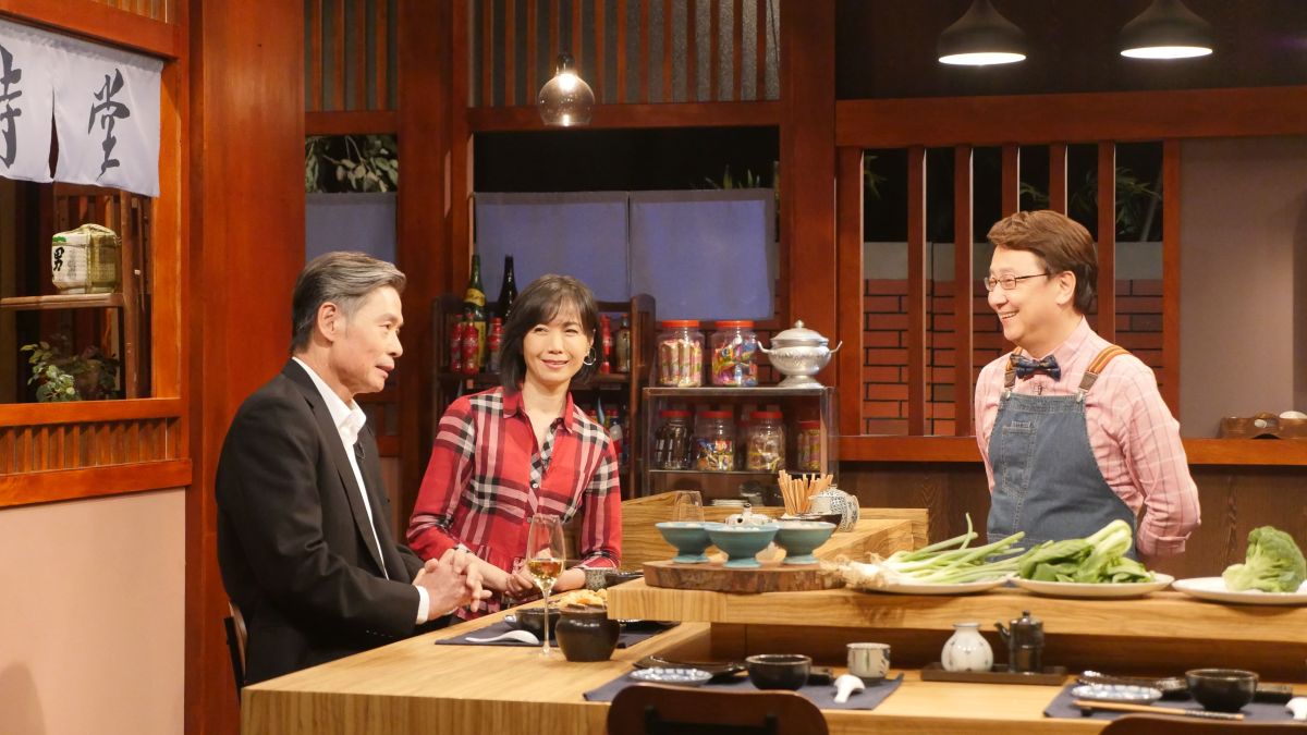 ▲金溥聰和夫人周慧婷接受MOMOTV節目《大雲時堂》的專訪。（圖／MOMOTV提供）