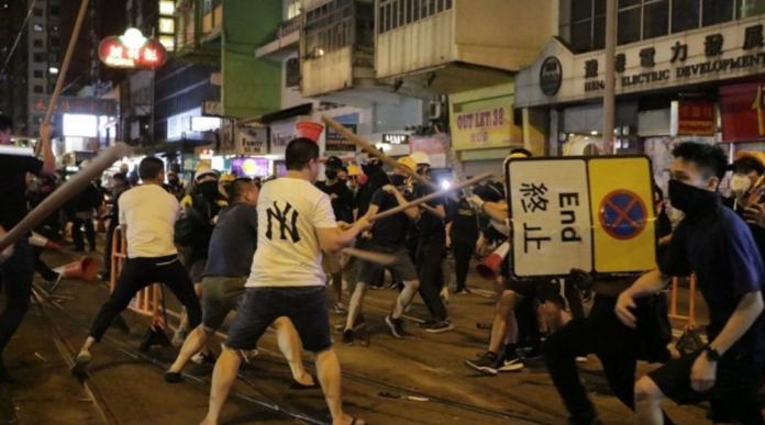 ▲香港反送中示威。（圖／翻攝網路）