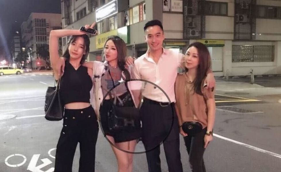 ▲（左起）潘南奎、蕭亞軒、賴弘國、楊秀榮合照。（圖／翻攝楊秀榮微博）