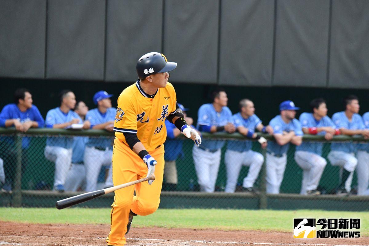 中信兄弟球星彭政閔。（圖／林柏年攝）