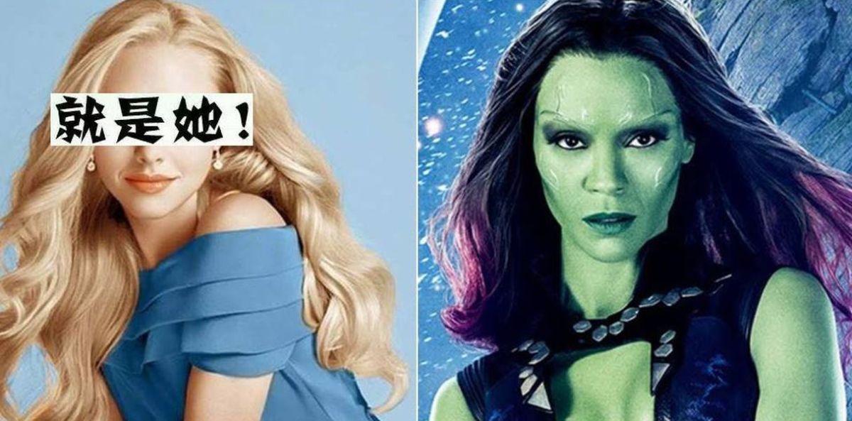 ▲「葛摩菈」第一人選原來不是柔伊莎達娜（右）。（合成圖）