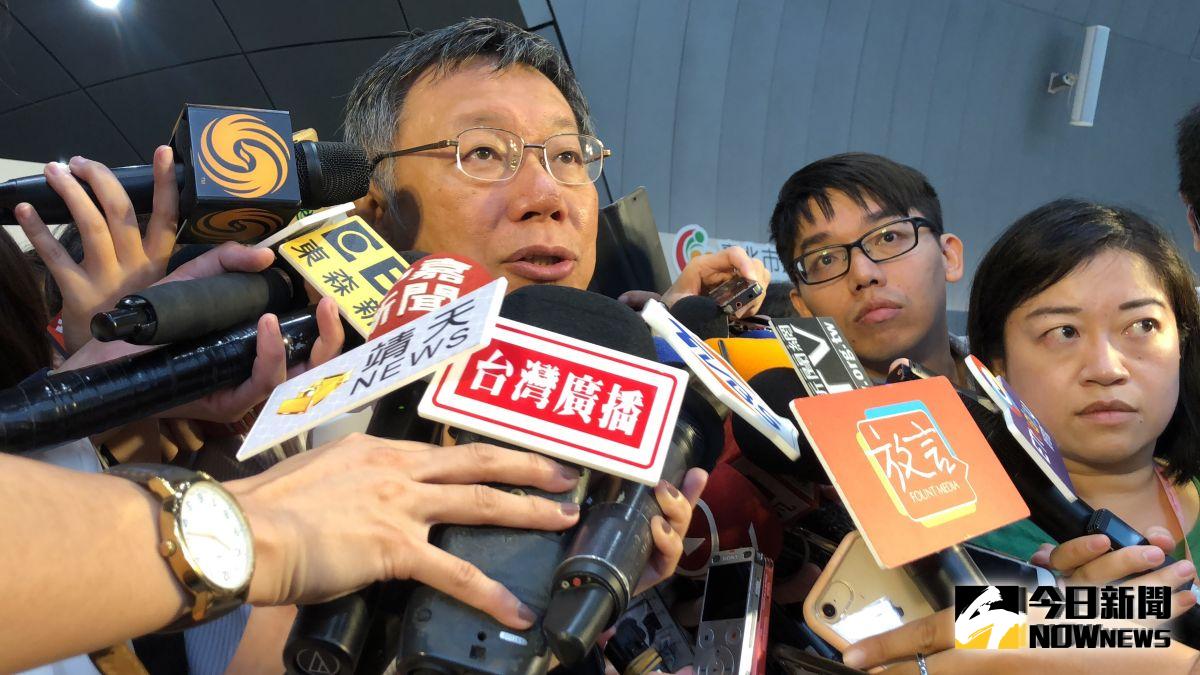 ▲台北市長柯文哲接受媒體訪問。（圖／丁上程攝, 2019.8.12）