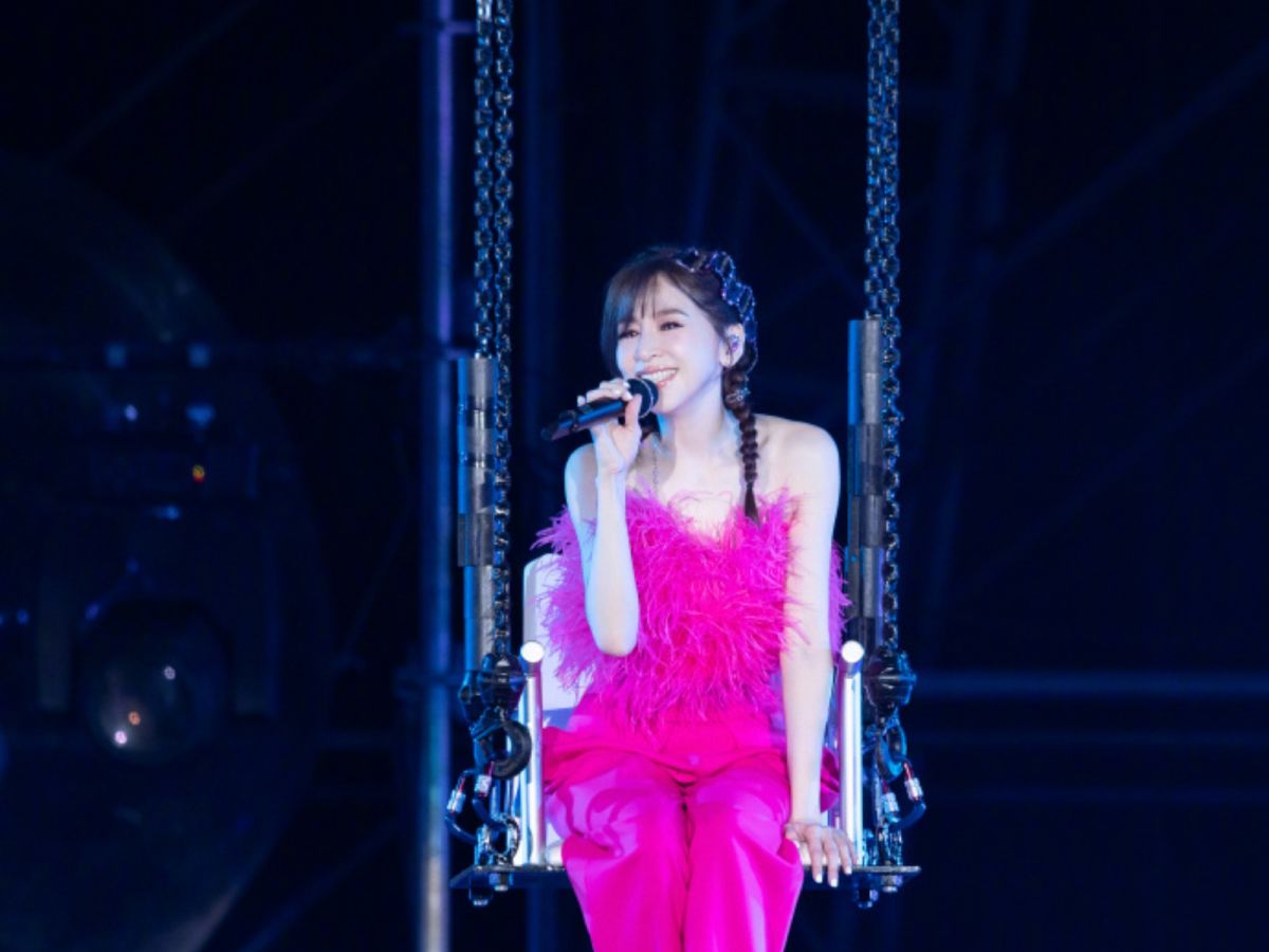 ▲王心凌在演唱會上霸氣闢謠。（圖／翻攝自微博）