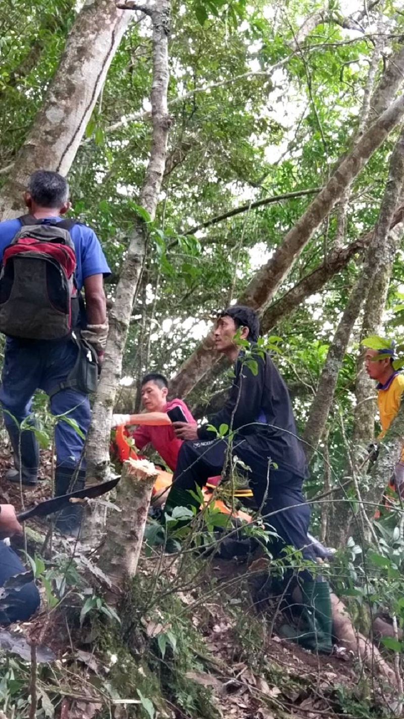 ▲台東發生一起罕見的百步蛇咬傷至死案，令人相當意外。（圖／台東縣消防局提供）