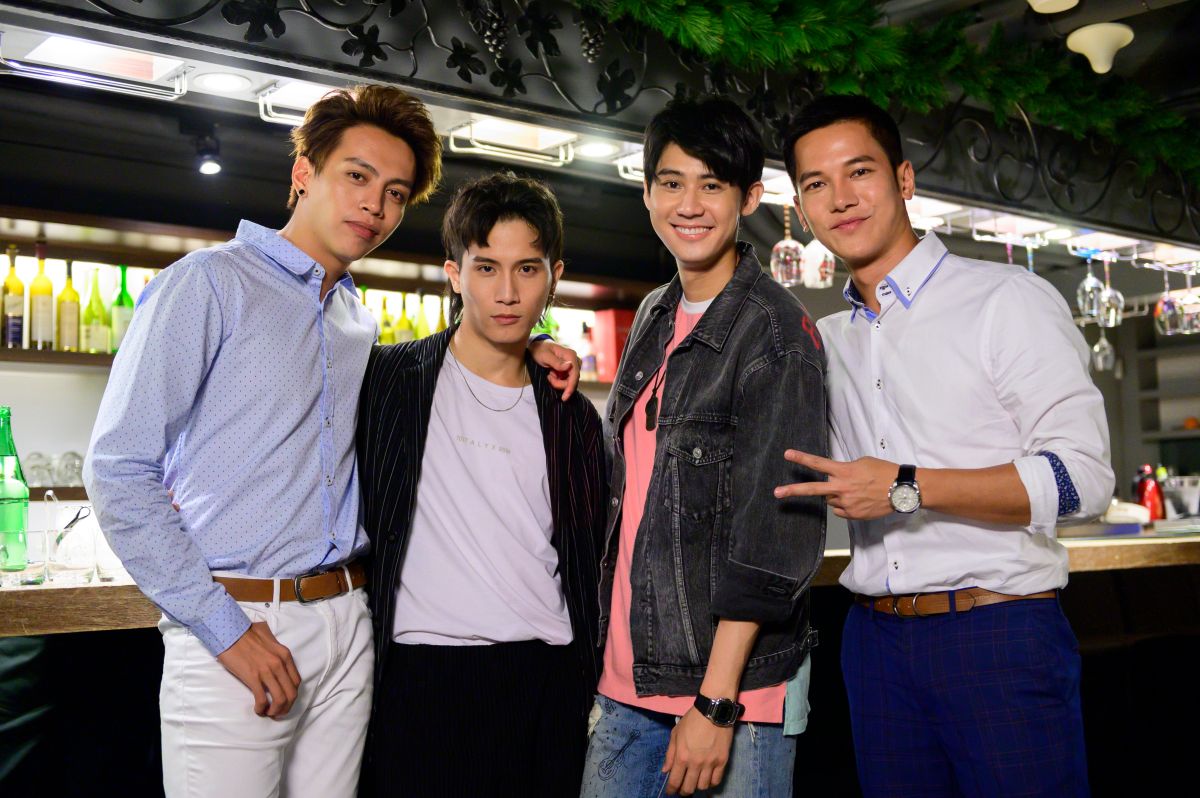 ▲鯰魚哥、陳彥允、李玉璽、梁瀚名私下也是好友。（圖 / TVBS提供）