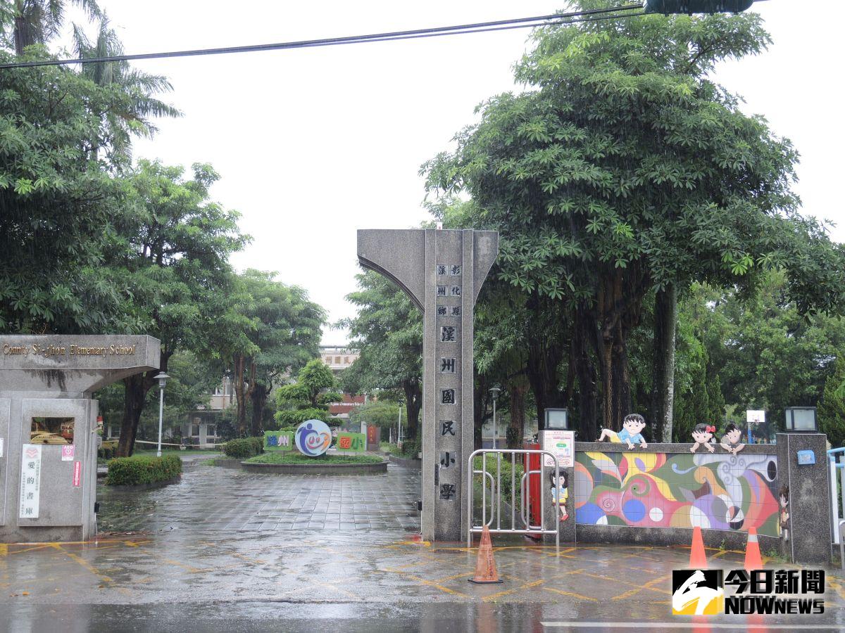 ▲溪州國小校園原有5棵楓樹配合施作道路拓寬工程，校方移植至「安全地方」，遭民眾懷疑被「出賣」。（圖／記者陳雅芳攝，2019.08.12）