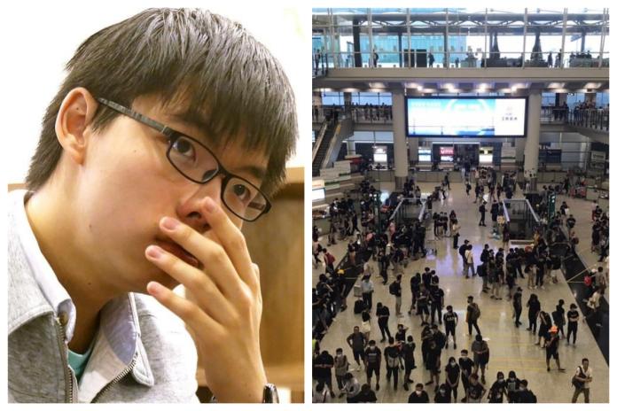 香港機場傳「斷網路恐清場」？　黃之鋒臉書PO文急曝現況

