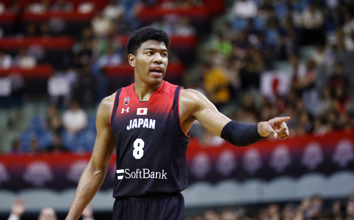 ▲世界盃日本出戰紐西蘭熱身賽，日非「混血天才」八村壘狂砍35分。（圖／美聯社／達志影像）