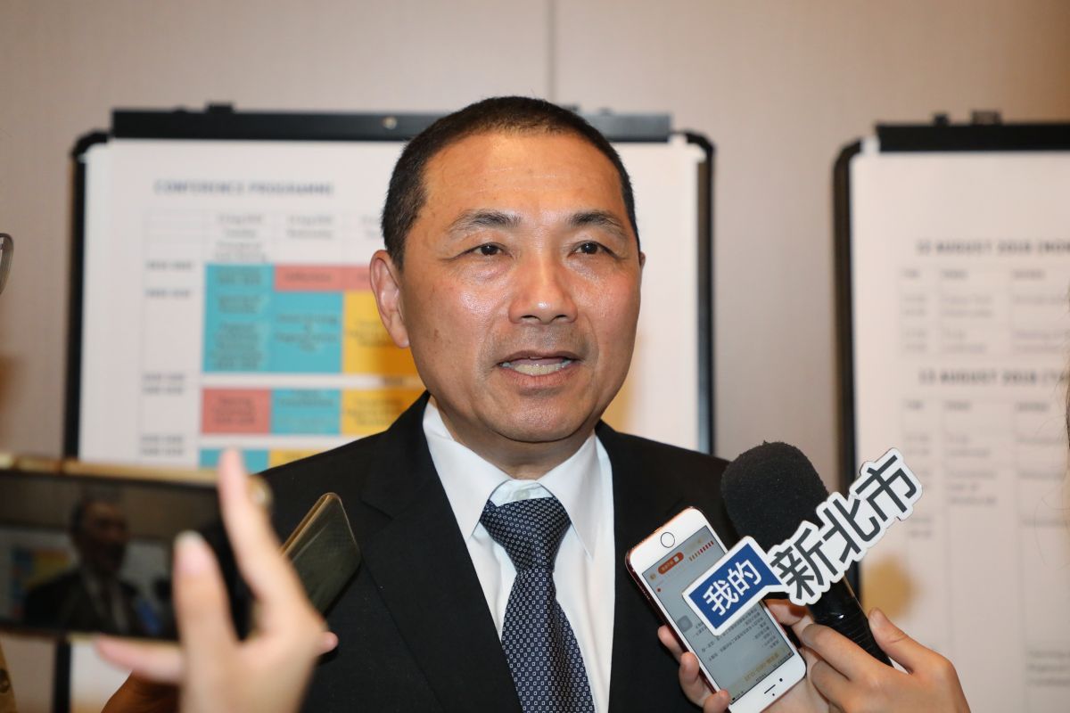 ▲侯友宜表示，現階段以市政為最大考量，其餘選項皆不在考量內。（圖／記者宋原彰攝，2019.08.13）