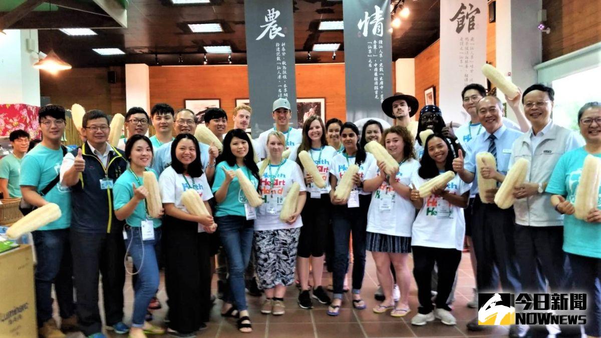 ▲農委會推動108年水田生態教育及促進國際交流，辦理國際水田體驗營，此梯次共有來自7個國家、11位草根大使前來台灣進行農業觀摩交流。（圖／記者陳雅芳攝，2019.08.13）