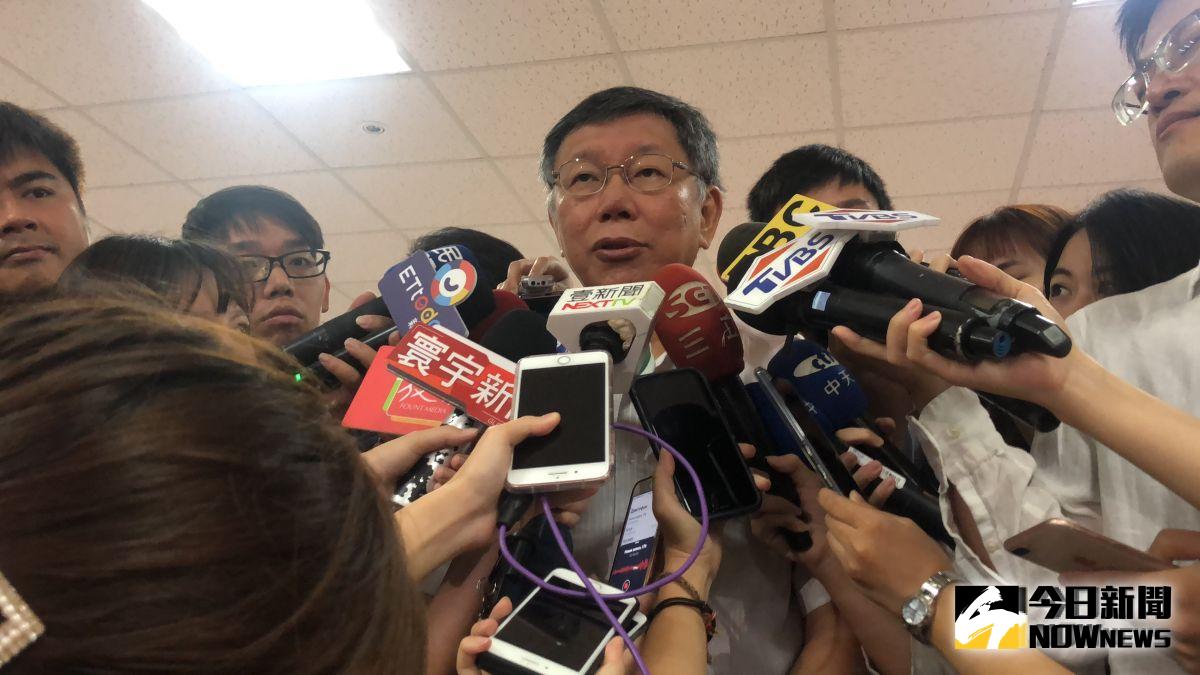 ▲台北市長柯文哲接受媒體訪問。（圖／丁上程攝, 2019.8.14）