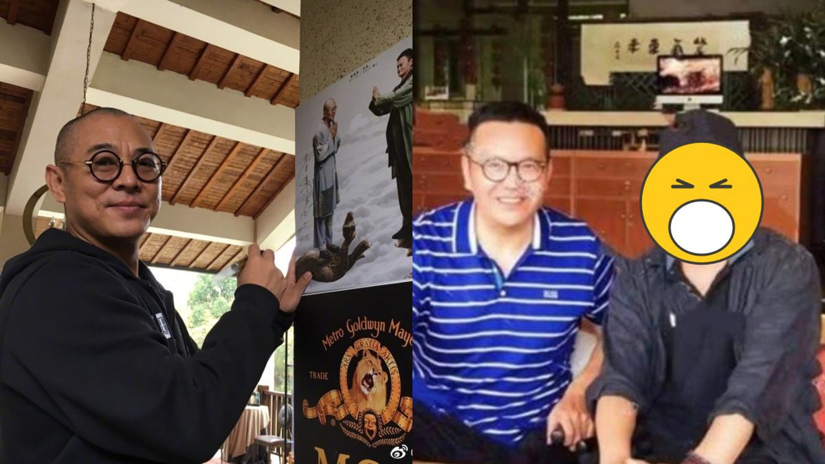 ▲李連杰回春照瘋傳。（圖／翻攝李連杰、庇zE微博）