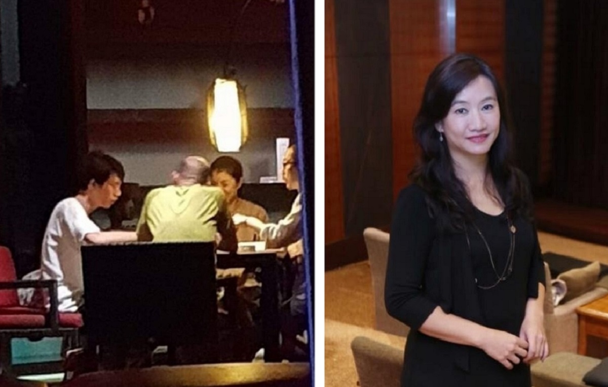 ▲今（ 14 ）日韓國瑜打麻將照被曝光，引起外界譴責自打臉，對此高雄市新聞局長王淺秋也對此回應。（圖／取自林智鴻、王淺秋臉書）