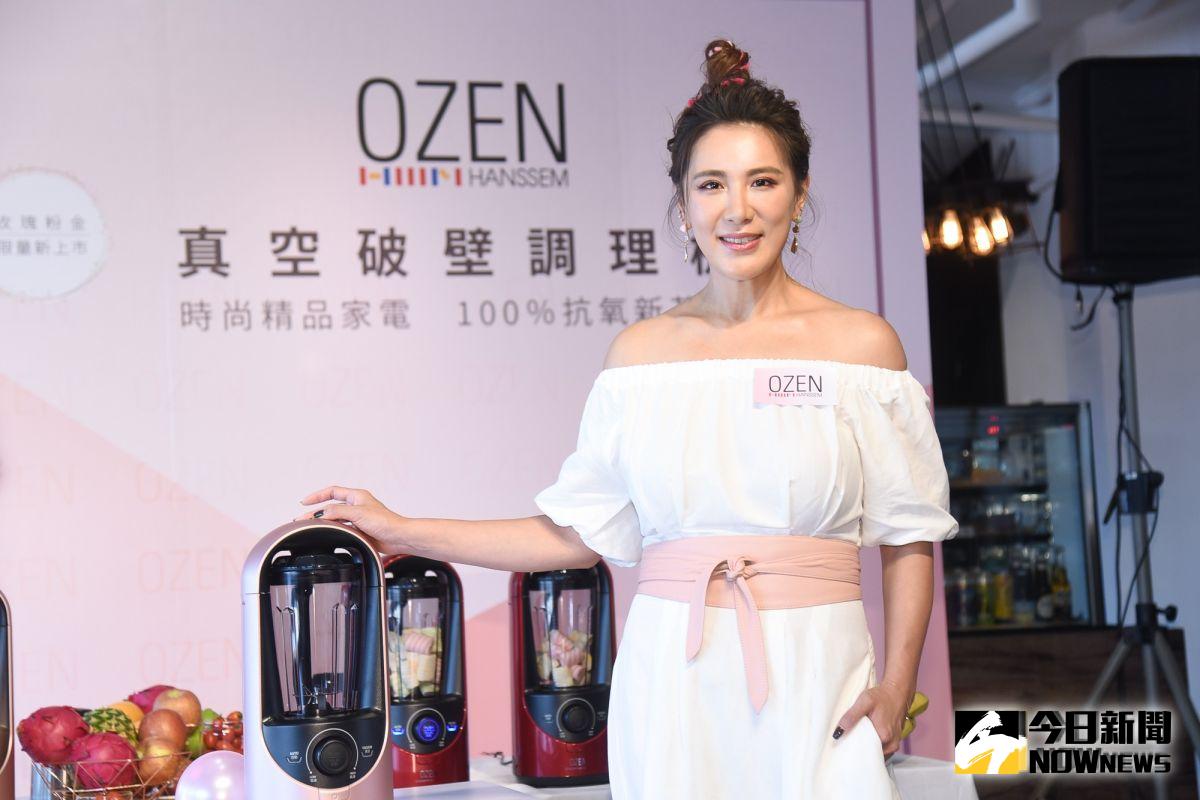 小禎擔任品牌代言人。（圖／記者陳明安攝，2019.08.14）