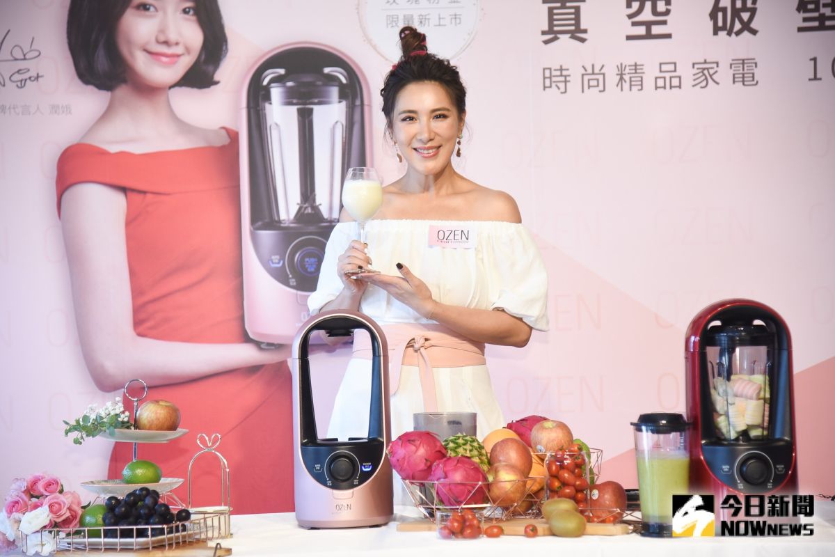 小禎擔任品牌代言人。（圖／記者陳明安攝，2019.08.14）