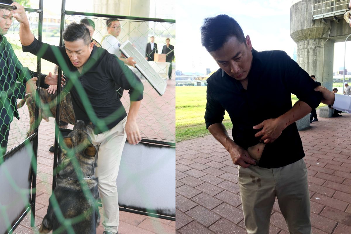 ▲江宏恩拍戲出意外。（圖 / 三立提供）