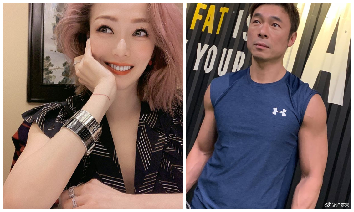 ▲鄭秀文替許志安慶祝生日。（圖／翻攝IG、微博）