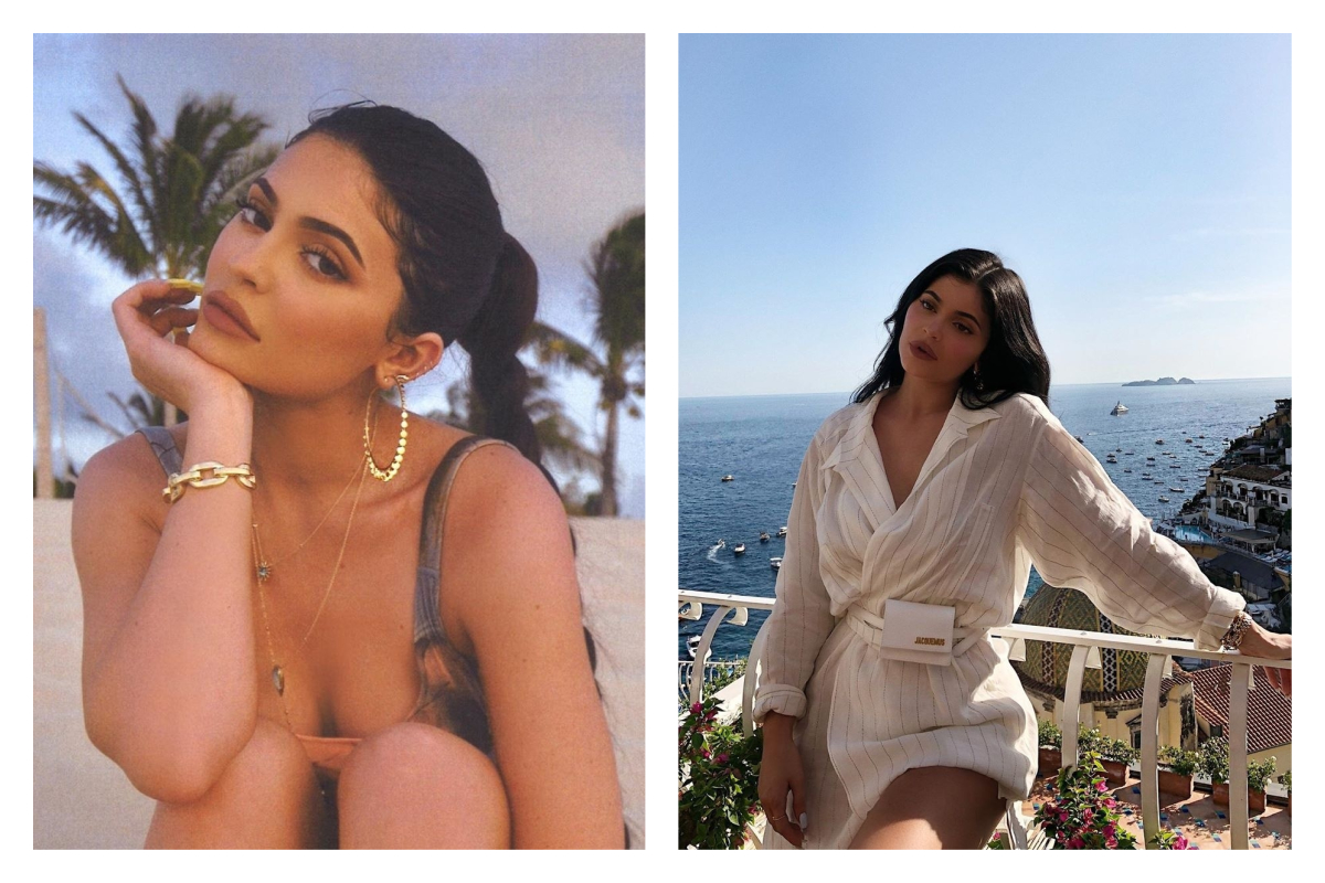 ▲出身卡戴珊家族的凱莉．詹娜，榮登最會賺錢 Instagram 網路紅人。（合成圖／取自 Kylie Jenner IG）