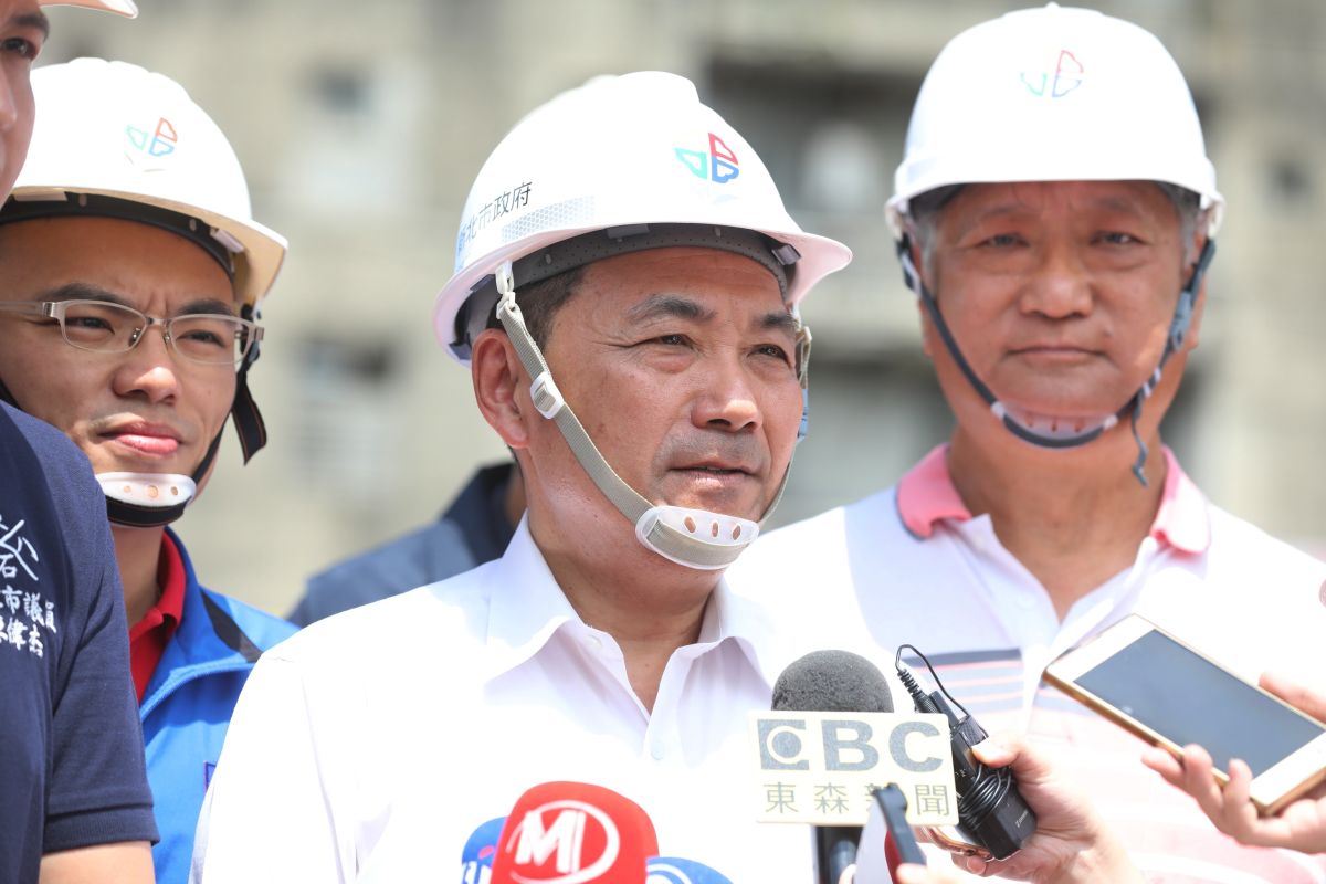 ▲對於政治獻金０元，侯友宜說，「有或沒有沒有關係，做自己該做的事情。」（圖／記者宋原彰攝）