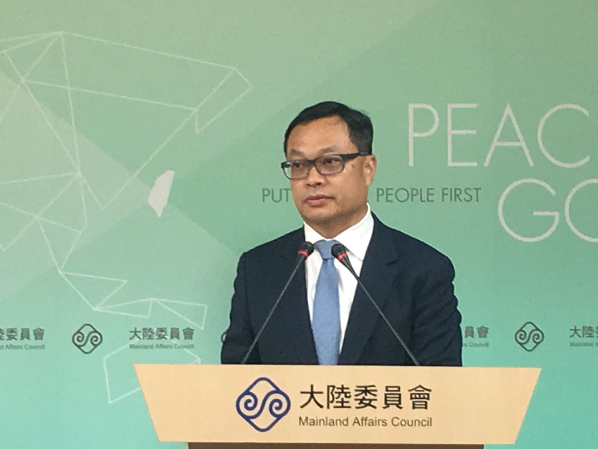 ▲陸委會陳明祺副主委。（圖／蔡姍伶攝影）