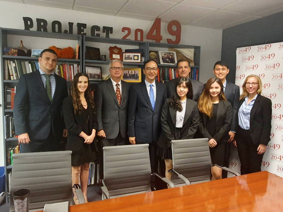 國民黨前主席朱立倫於美國時間15日展開華府訪問行程。（圖 / 朱立倫辦公室提供）