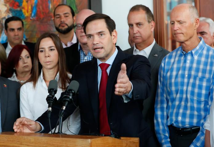 ▲美國共和黨籍參議員盧比歐（Marco Rubio）發表聲明，對總統川普政府計畫出售台灣80億美元F－16戰鬥機，表示肯定。資料照。（圖／美聯社／達志影像）