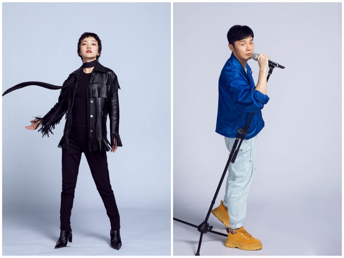 ▲李榮浩、郭采潔一起錄製歌唱選秀節目。（圖／friDay影音提供）