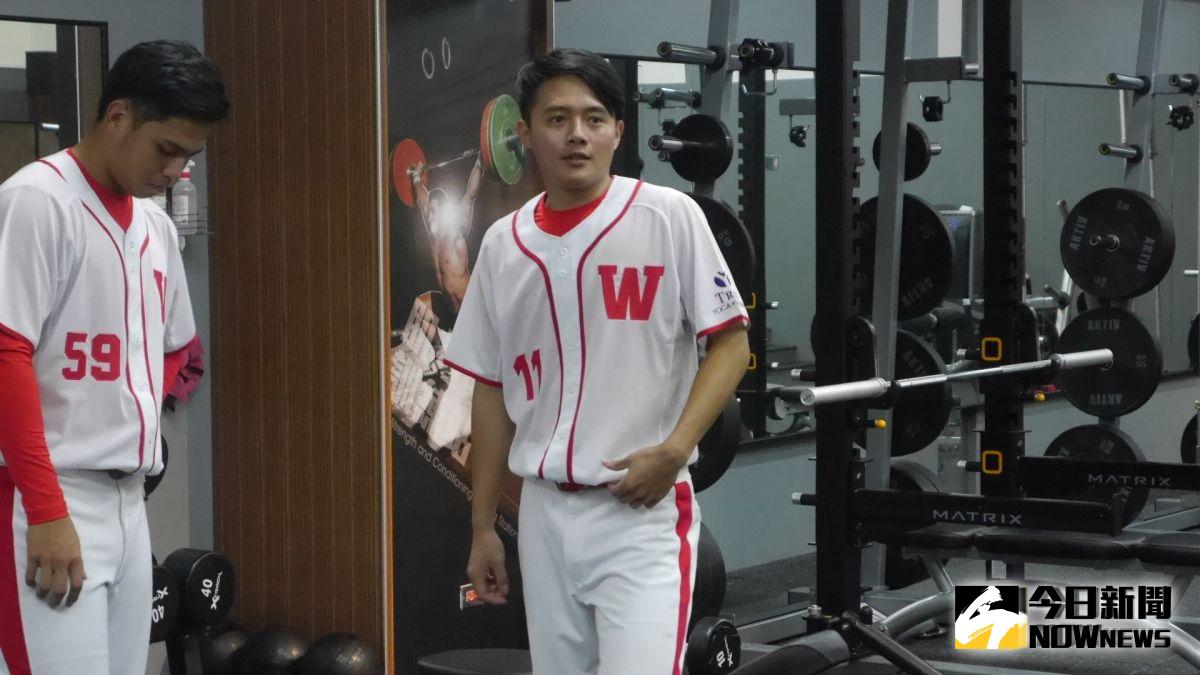 味全龍隊李宇翔。（圖／吳政紘攝）