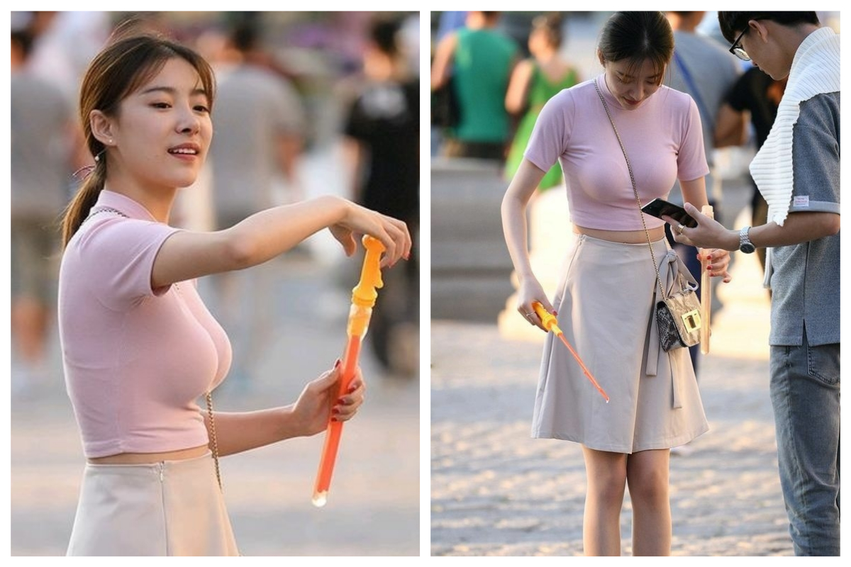 ▲網路盛傳大陸東北地區出美女。圖為曾被分享在 PTT 表特板的哈爾濱正妹。（圖／翻攝自 PTT）