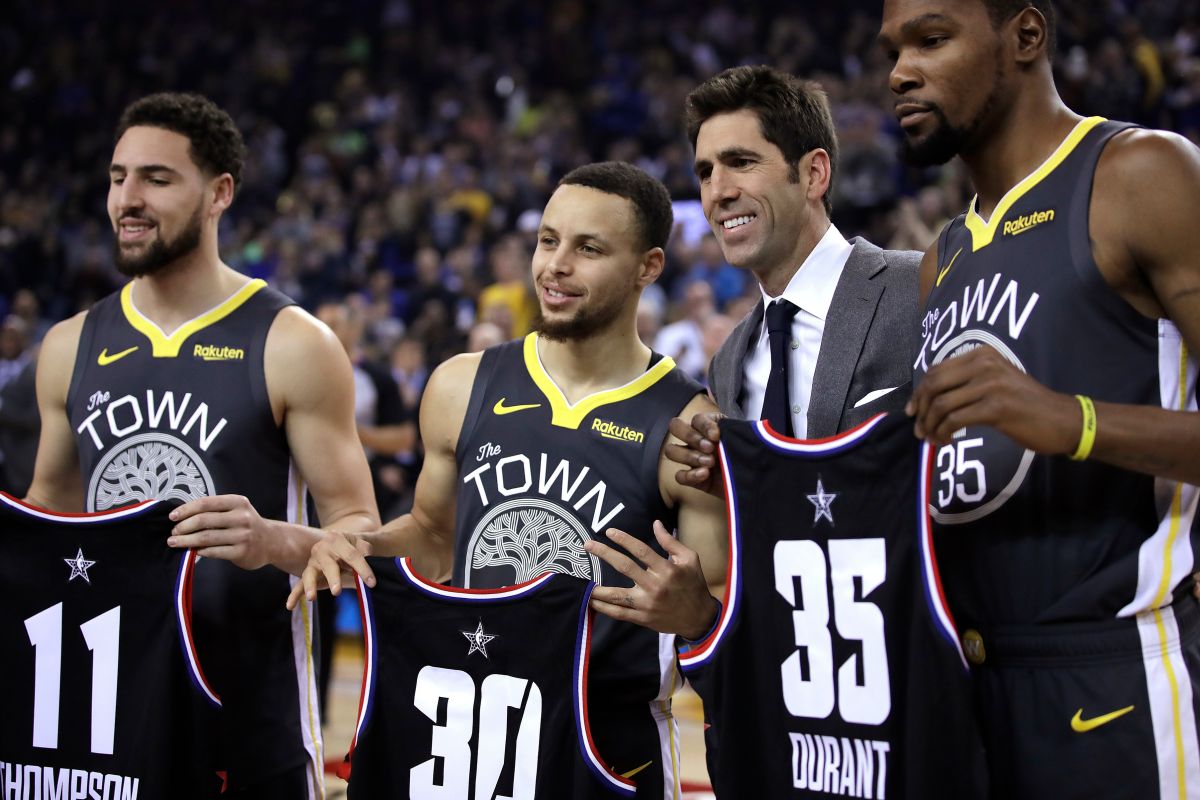 ▲勇士總經理Bob Myers(右二)、球星Kevin Durant(右一)（圖／美聯社／達志影像）