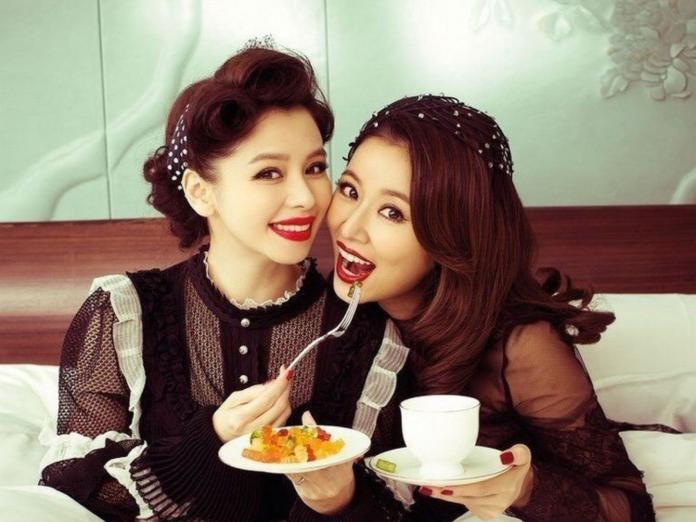 ▲徐若瑄與林心如是演藝圈中出名的好姊妹。（圖／翻攝自微博）