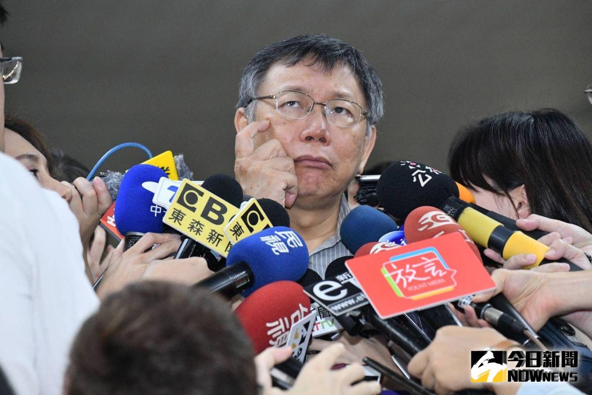 ▲台北市長柯文哲接受媒體訪問。（圖／林柏年攝, 2019.8.19）