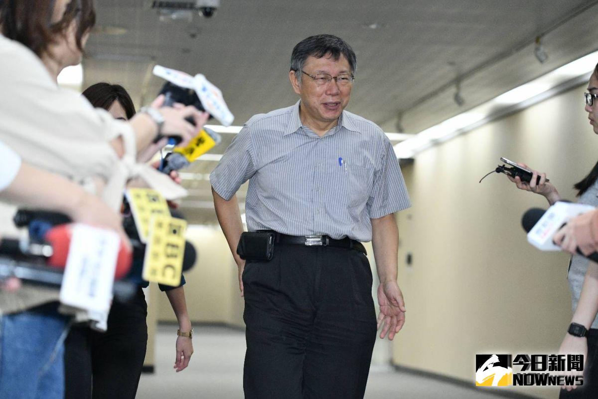 ▲台北市長柯文哲。（圖／林柏年攝, 2019.8.19）