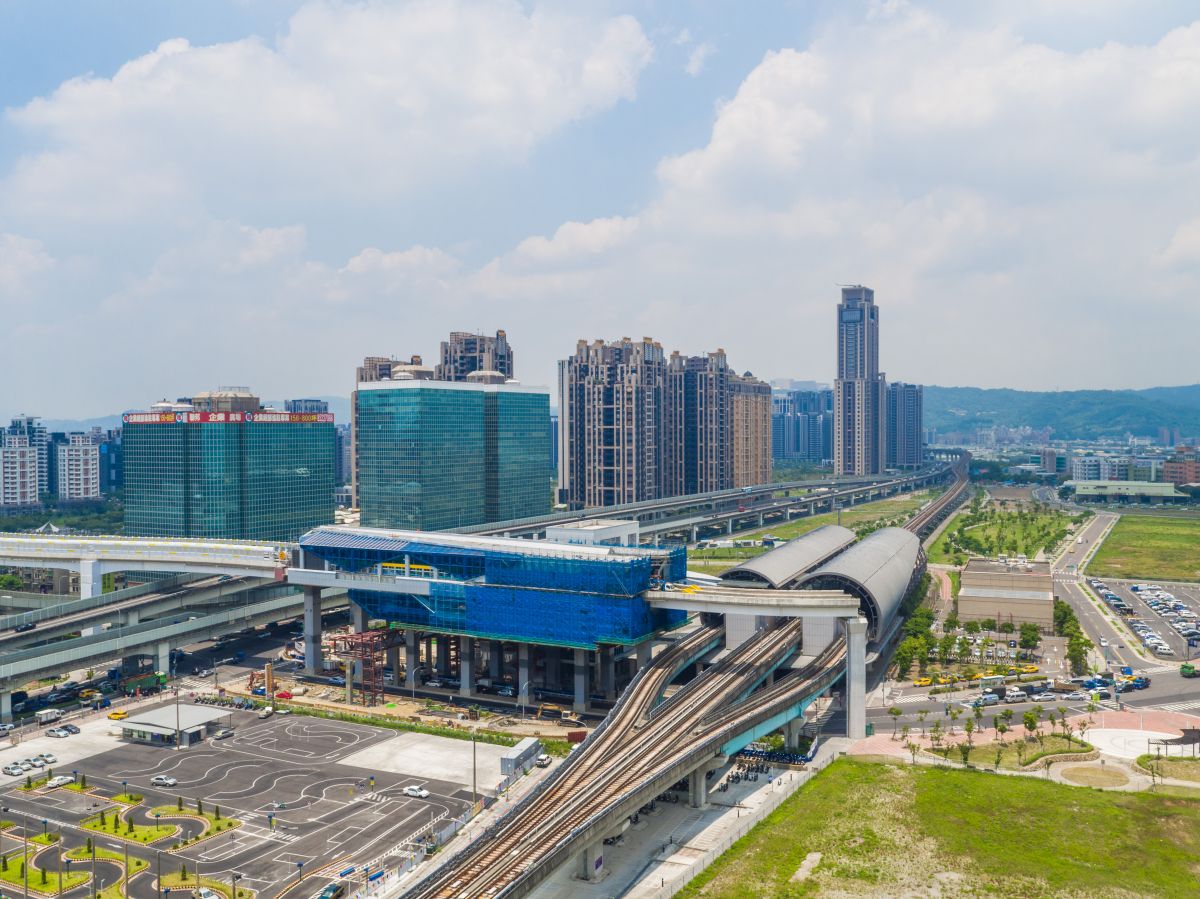 ▲捷運環狀線即將通車，使得新莊部分地區房價看漲。（圖／鄉林建設提供）
