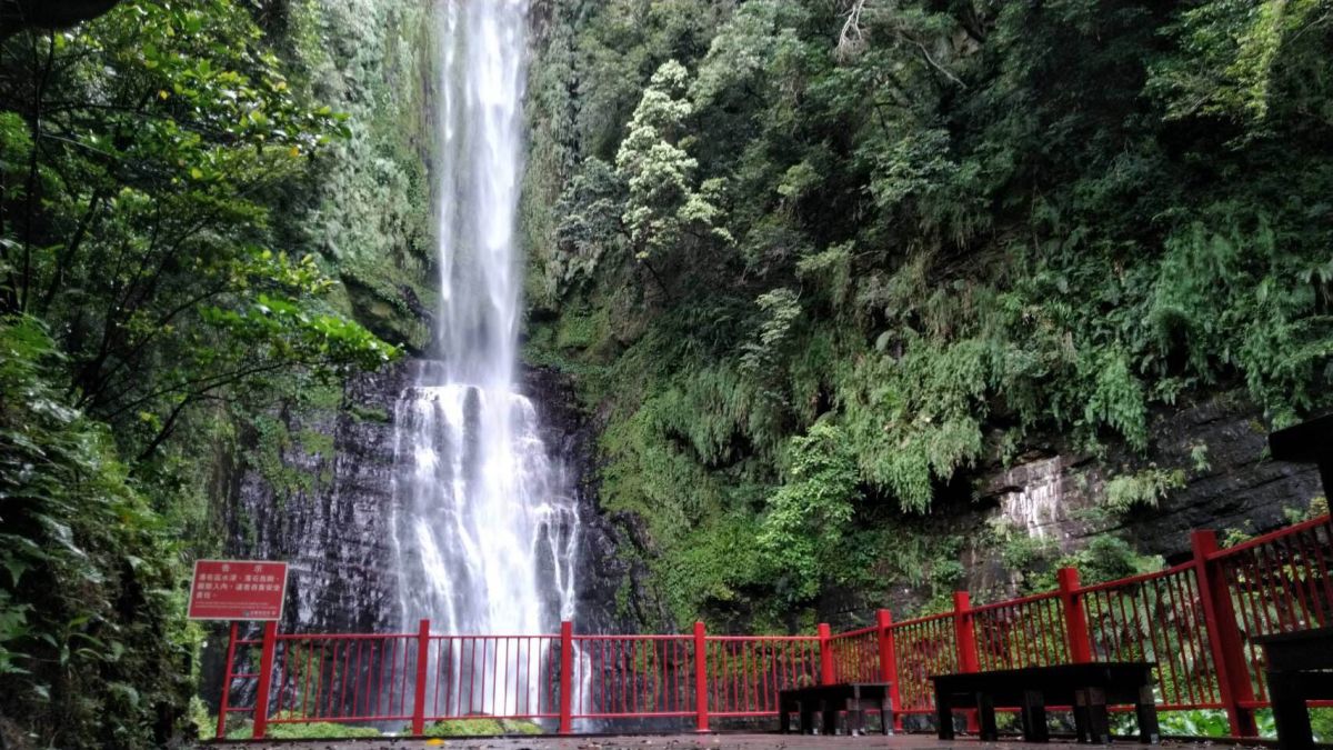 ▲礁溪五峰旗風景區往最上層瀑布的登山步道將於今年9月重新開放
。（圖／宜蘭縣政府提供)
