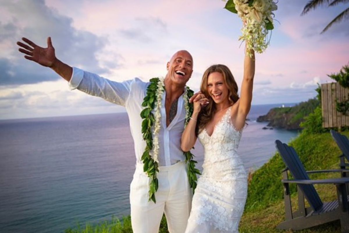 ▲ 巨石強森愛情長跑12年終於舉辦婚禮。（圖 / 翻攝IG）