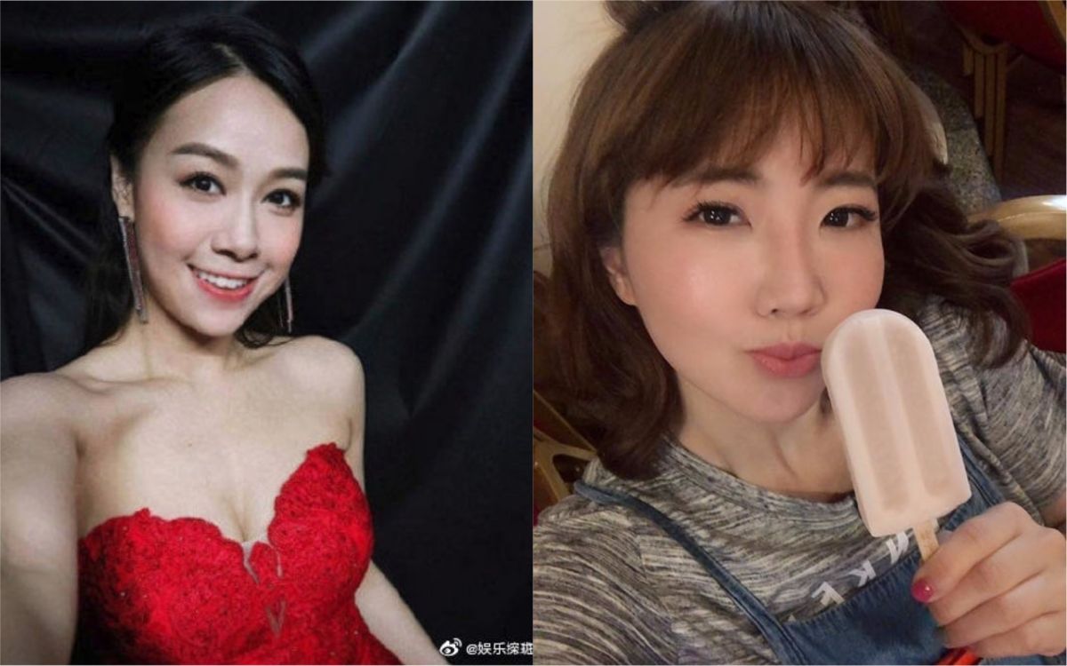 ▲謝忻（右）和黃心穎同為小三，下場都比腥夫慘。（圖／翻攝微博、臉書）