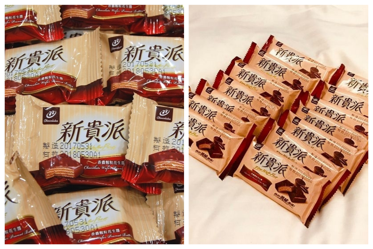 ▲老牌經典零食「新貴派」是許多人從小吃到大的最愛零食之一，原本只有巧克力花生口味，後來也隨著時代改變出了許多新口味。（示意圖／翻攝自 IG）